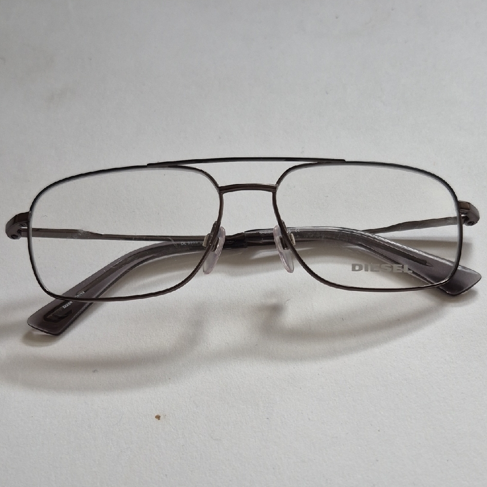 Diesel DL5353 Glasses Gray Metal Frame 56-15-145